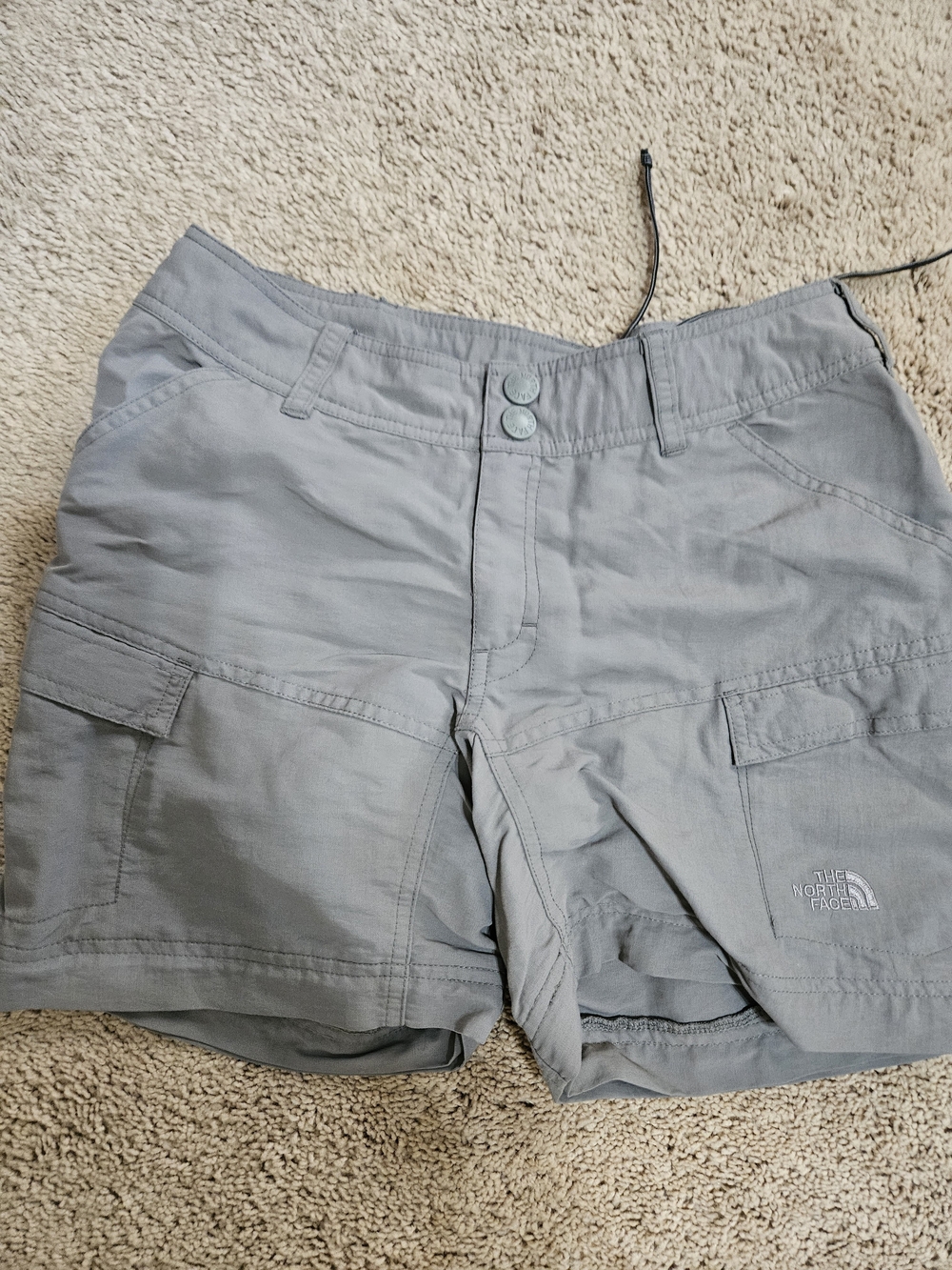 The North Face Gray Cargo Shorts